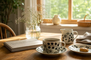 お気に入りの北欧食器と温かいお茶で自分に戻る静かな朝時間