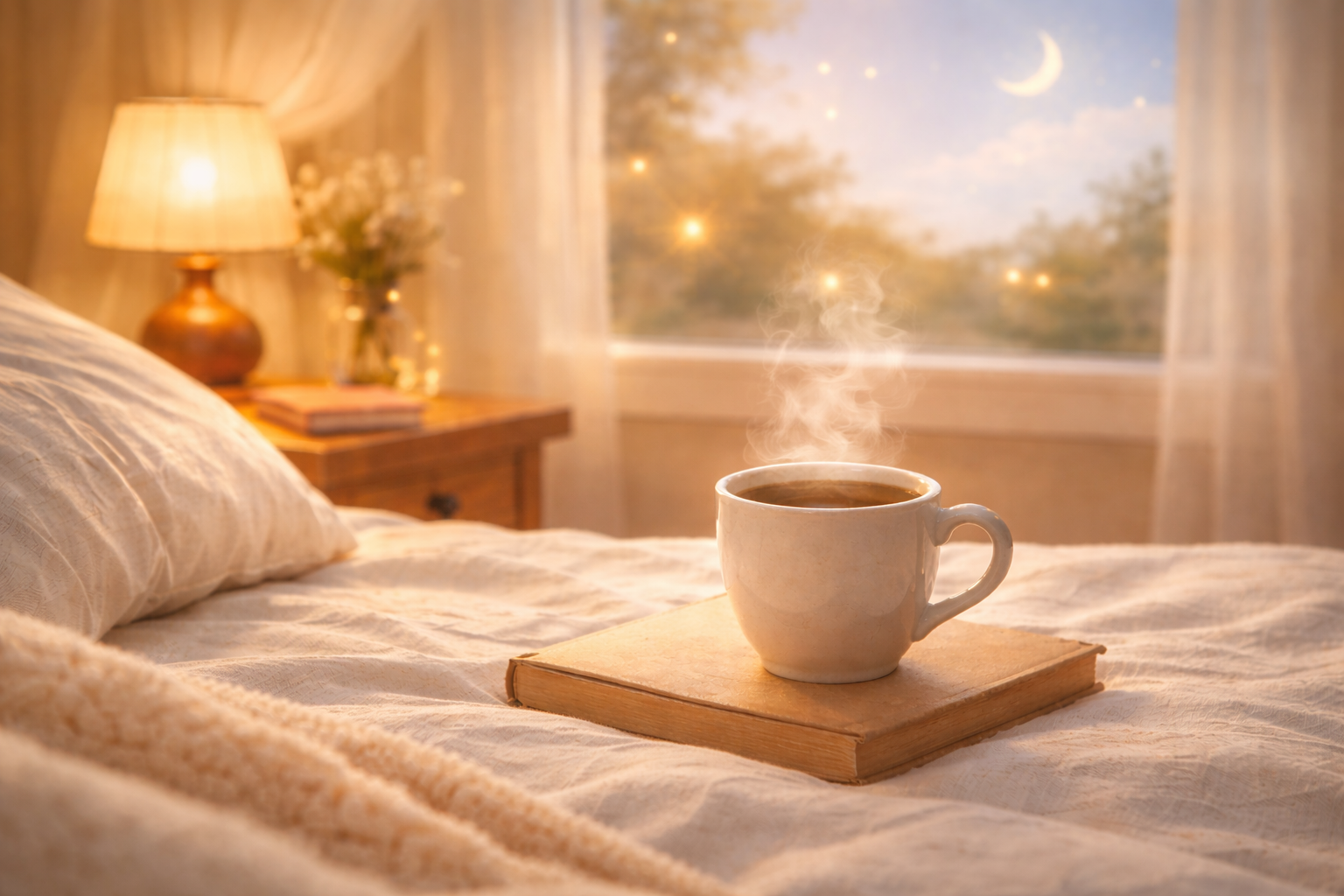 温かみのある朝のひととき