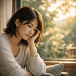 窓からの光に包まれながら内面と向き合う女性｜自己否定や我慢から解放されるプロセス