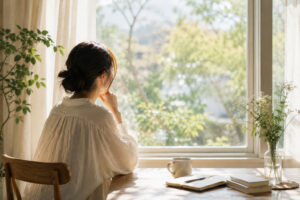 自分に戻り誰かの正解ではなく自分で人生を選ぶことを表す一本道